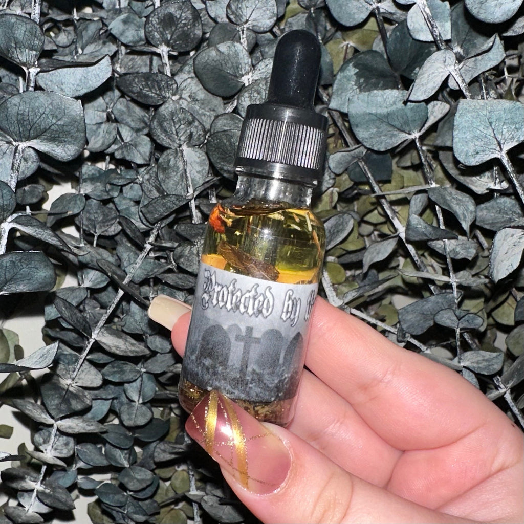 Protected by The Dead Oil (Necromantic protection oil)